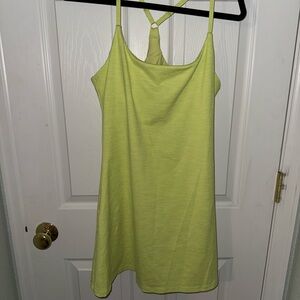 Outdoor Voices Neon Yellow athletic dress